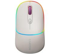 CANYON MW-22 Souris sans fil RVB 2 en 1 Beige
