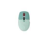 Canyon MW-26 Souris sans Fil Double Mode, Bluetooth + 2,4 GHz, Écran LCD, Clic Silencieux, DPI Réglable 800-2400, Batterie Rechargeable 400 mAh, Verte