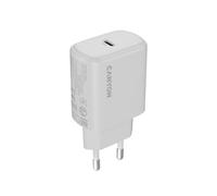CANYON OnCharge 250 Chargeur mural USB-C 25 W PD Charge rapide Technologie PPS Adaptateur secteur 1 port prise UE Entrée 100-240 V Blanc