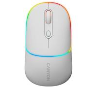 Canyon OnClick 22 Souris sans fil double mode compacte, rechargeable, lumineuse, souris PC avec Bluetooth et récepteur USB pour PC et ordinateur portable