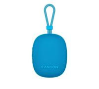 CANYON OnMove 12 Enceinte portable sans fil 5 W IPX7 étanche Bluetooth 5.3 Couplage stéréo TWS 12 heures de lecture Charge rapide USB-C Batterie 1200 mAh Bleu