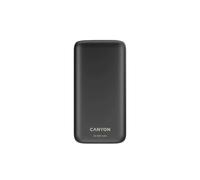 Canyon PB-301 30000mAh Noir - Batterie Externe 2x USB-A + 1x USB-C, Power Delivery 20W, Quick Charge 3.0, Écran LED, Recharge USB