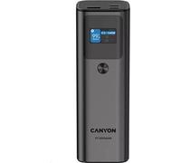CANYON powerbank PB-2010, 27000mAh, 2x USB-C 140W PD3.1, 1x USB-A QC 3.0, écran, gris foncé