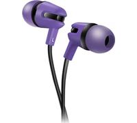 Canyon SEP-4, écouteurs intra-auriculaires élégants, pour smartphones, microphone etintégrés, câble plat, violet