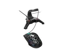 Canyon Souris de jeu Bungee WH100 2 en 1 4 LED USB Noir/rouge