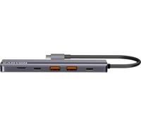 Canyon USB-6-in1 HUB USB-C > HDMI/2xUSB-A/SD/1xUSB-C 100W retail (CNS-TDS17)