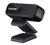 CANYON USB Webcam avec Microphone - Caméra Web de qualité HD 720p 30fps pour TV, PC, Ordinateur Portable, tablettes - Objectif à 5 Couches de Correction de la lumière HD pour Skype, Zoom, Facetime