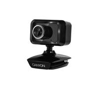 CANYON Webcam CWC1 1.3 MPIXELS USB 2.0 avec Micro Noir