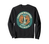 Canyon Whispers Illinois Chemise rétro Cascade Canyon Randonnée Sweatshirt