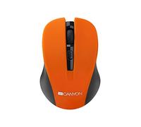 Canyon Souris sans fil USB – jusqu'à 5 m, 3 boutons + molette de défilement – Orange