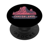 Canyonlands National Park Utah Zion Bryce Canyon Arches Rose PopSockets PopGrip Adhésif