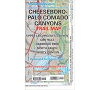Canyons de Cheeseboro et Palo Comado, Californie | Tom Harrison Maps
