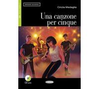 Canzone Per Cinque (A2) Livre avec 1 CD audio - Cinzia Medaglia - Cideb Black Cat - Livre CD - Méthode de langue CD
