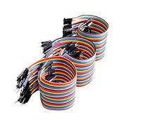 Canzoon Dupont Breadboard 120Pcs Jumper Wire 40Cm Mâle Vers Femelle Mâle Vers Mâle Femelle Vers Femelle Dupont Fil Pour Maquette, Pour Test De Circuit Rapide