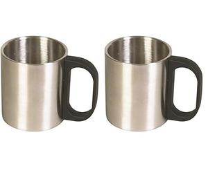 Cao C.A.O Quart inox 19 ouble paroi, Blanc (Lot de 2)