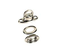 CAO Camping Tourniquets pour tente Pack de 5 en laiton nickelé 3×1,4×1,8 cm