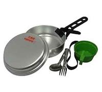 CAO Camping Popote aluminium Scout – 1,1 L pour 1 personne – sans – Argenté