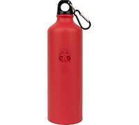 Cao - Gourde "ART" 0,75 litres en Aluminium - Couleur Rouge - Hauteur 25 cm - Diamètre ø 7,3 cm