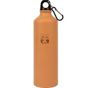 Cao - Gourde "ART" 0,75 litres en Aluminium - Couleur Rouille - Hauteur 25 cm - Diamètre ø 7,3 cm (Lot de 6)