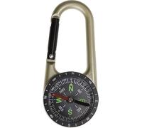 C.A.O. 254 Boussole Mousqueton Adulte Unisexe, Noir, 10,8x4,5cm