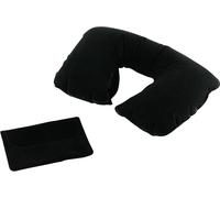 Cao - Oreiller Voyage en PVC - Couleur Noir - Longueur 43 cm - Largeur 27 cm