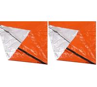 Cao - Sursac de Survie réutilisable en Polyester - Longueur 2,00 m - Largeur 0,90 m (Lot de 2)