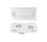 CAOJLjiaxiang-2012 Extracteur d'air Ventilateur de salle de bain silencieux à faible décibel, extracteur ultra fin de 9 cm avec moteur double en cuivre pur Ventilateur de sol