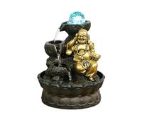 CAOJLjiaxiang-2012 Fontaine de bureau pour la maison, salon, meuble TV, fontaine chinoise pour attirer la richesse, ornements de Bouddha cascade d'intérieur