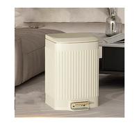 CAOJLjiaxiang-2012 Poubelle de cuisine à pied en acier inoxydable de 20 L - Grande poubelle simple et tendance pour la maison et le salon - Avec couvercle