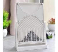 CAOJS 12 * 18cm Desk Galton Board, Normal Distribution Mathematical Model with Transparent Acrylic Panel and Precisely Measured Steel Balls, Inspire Curiosity & Enhance Learning, for Education