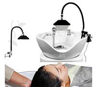 CAOJS Adjustable Head Spa Water Circulation Rack, Head Spa Water Circulation Frame Rack,Flexibility Degree Arc Design & Space-Saving Wall Mount,Suit for Home Spa, Beauty Salon & Massage Therapy