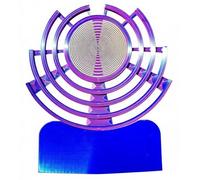 CAOJS Bobine oscillatrice Multi-Ondes, Disque polarisant MWO à 12/24 Spires et diamètre MWO 5 cm/10 cm, stimule la vitalité et favorise Un état d'esprit Positif. pour la méditation et la Relaxation