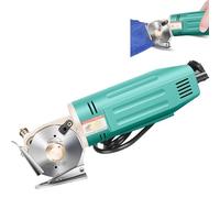 CAOJS Electric Fabric Cutter, Multi-Layer Electric Fabric Scissors with 25mm Maximum Cutting Thickness& 1400rpm Blade Rotating Speed & 70mm Blade Size& Automatic Sharpening, for Textile/Leather