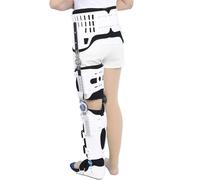 CAOJS Protection d'immobilisation de la hanche, du genou et du pied, orthèse réglable avec angle et longueur ajustables, pour équipement de rééducation après fracture de la hanche
