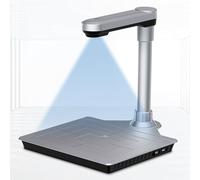 CAOJS Scanner de Documents de Bureau à Mise au Point Automatique, Scanner A4 Haute Vitesse avec Socle, Reconnaissance de Texte et Traitement d'image, pour la numérisation de Livres et de Documents