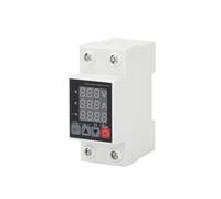 CAOLW996X 2P 63A 220V Single Phase Adjustable Digital AC DC Over and Under Current Voltage Protector