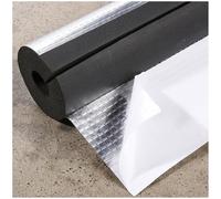 Caoutchouc + Aluminium Isolant Tuyau Eau, 10-30mm Acoustique Isolant Ballon Eau Chaude, Protection Tuyau Contre le Gel, Isolation Tuyaux Chauffage Auto-Adhésif