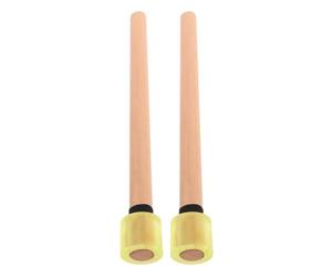 Caoutchouc Baguettes de Batterie en Bois Silencieuses pour Apprentissage | Bruit, Poids Équilibré, pour Pratique et Leçons, Musicien Professionnel et Élève