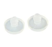 caoutchouc butée frein Compatible Avec Kia Pour Rio 2005-2011 Pour Rondo 2006-2011 2 Tampons De Pédale De Frein En Caoutchouc Blanc 3287636000 32876-36000