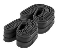 Caoutchouc Butyle Chambre à Air de Vélo Noir 2 Pièces | Vtt et Vélo de Route, Pratique et Amortissante, Accessoire Essentiel pour Passionnés de Cyclisme