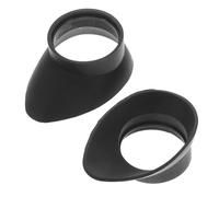 Caoutchouc Cache Oculaire Noir 2 Pièces pour Microscope et Longue-Vue | Protection Légère la Lumière , pour Observation Nature et Séances D'astronomie, Format 2 Pièces