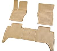 Caoutchouc Carpette Pour Range Rover Sport II L494, Lw Ab 2013> Beige Avec Bord