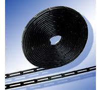 Caoutchouc conducteur | Diamètre 10 mm | 10 m | Noir | Bande en caoutchouc réglable | Caoutchouc EPDM | Tendeur de bâche | Anneau de serrage en caoutchouc | Spannfix | Tendeur en caoutchouc | Tendeur