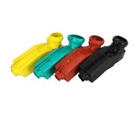 Caoutchouc Couvercle Isolant 4 Pièces pour Joints Extérieurs | Protection pour Raccords, Installation Facile, Usage Industriel et Réseaux de Distribution, Lot