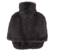 Caoutchouc de bouteille d'eau chaude, grand couvercle de pied doux, sac d'eau chaude classique, avec couvercle doux pour les pieds, coussin de pied chaud, soulagement de la