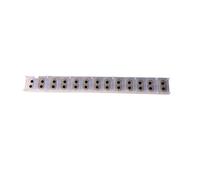 Caoutchouc de conductivité 12 touches clavier clavier conducteur en caoutchouc pièce de rechange pour clavier électronique 12 touches tampon conducteur électronique