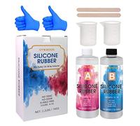 Caoutchouc de Silicone Liquide 1L Kit de Moulage en Silicone Translucide 10A 1:1 pour la Fabrication de Bijoux L'artisanat La décoration