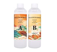 Caoutchouc de silicone liquide - Moule multifonctionnel, résistant aux déchirures et réutilisable pour moules à gâteaux en béton et plus encore | Fabrication de moules en caoutchouc de silicone liquid