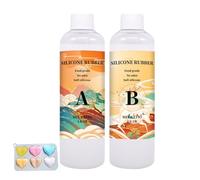 Caoutchouc de silicone liquide - Moule réutilisable, multifonctionnel et résistant à la déchirure pour moules à béton pour gâteaux et plus | Fabrication de moules en caoutchouc de silicone liquide