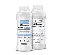 Caoutchouc de Silicone Traslucide 1:1 pour Moulage R Pro Glass, Non Toxique, pour moules durs et Compatible avec Les résines, la Cire, Le plâtre et d'autres matériaux (1 kg)